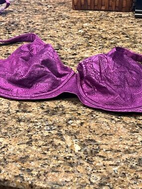 Bali Purple Lace Underwire Bra